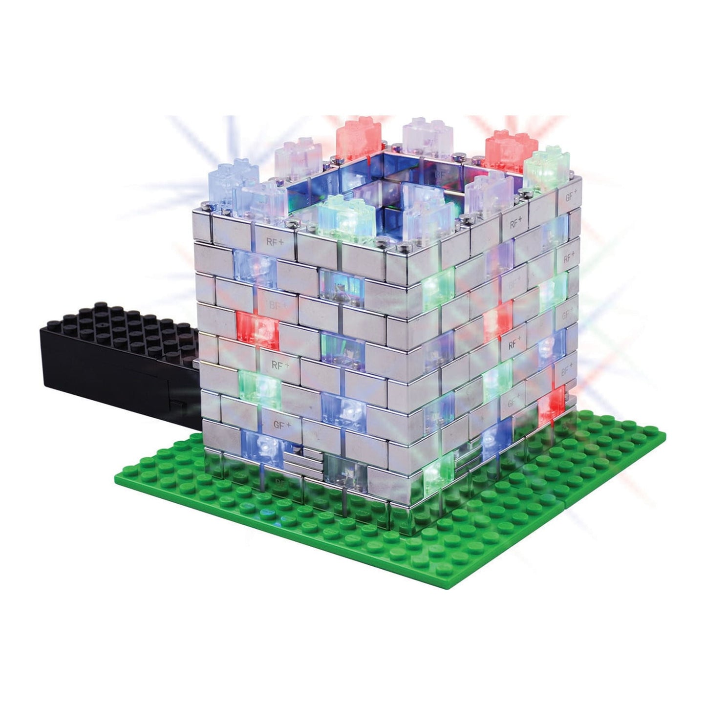 Power Blox Flashing Frenzy 135-Piece LED Building Set - Multicolor