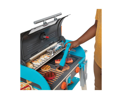 Melissa & Doug Deluxe Wooden BBQ Grill and Pizza Oven Playset