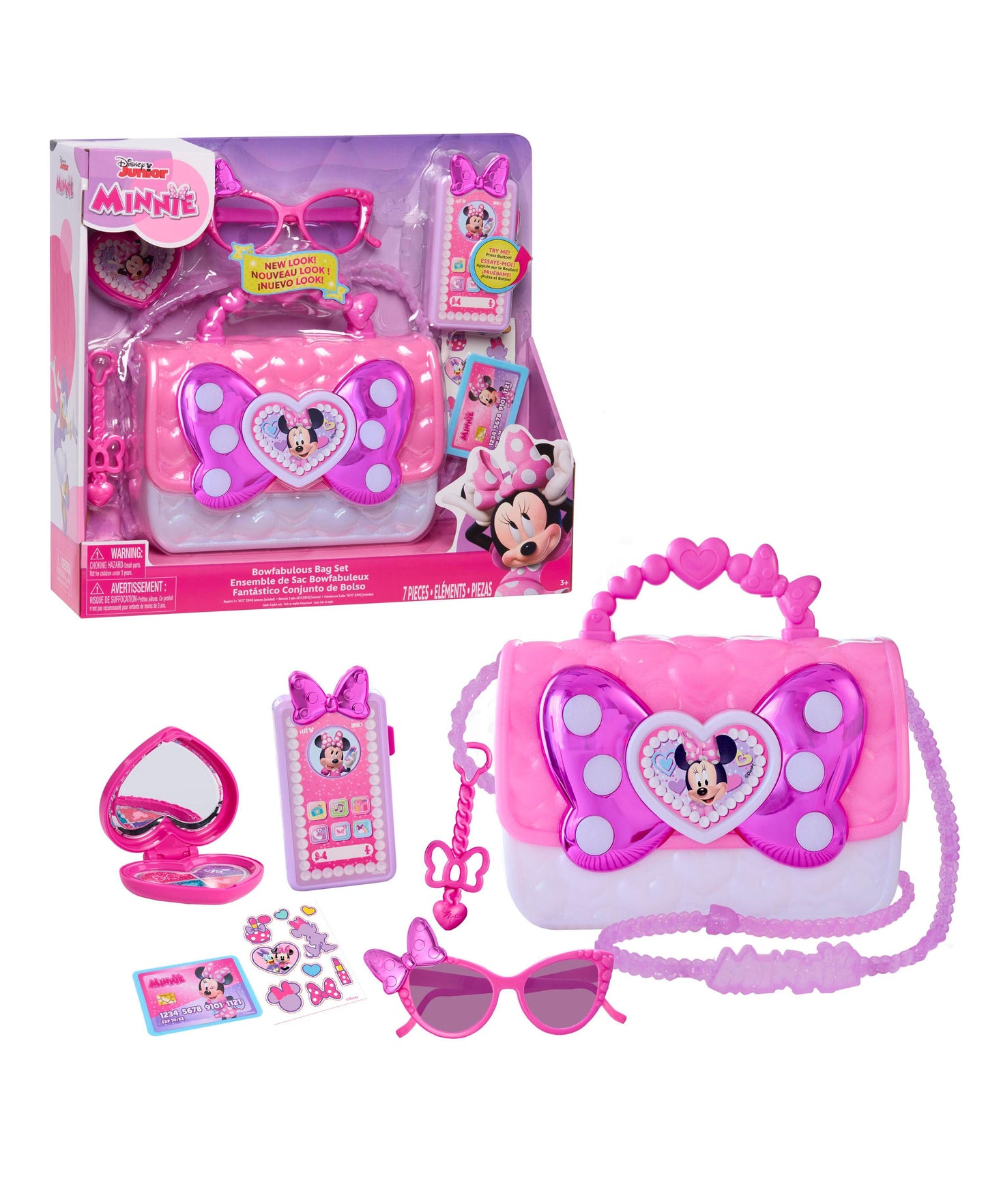 Disney Junior Minnie Mouse Bowfabulous Bag Set with Accessories