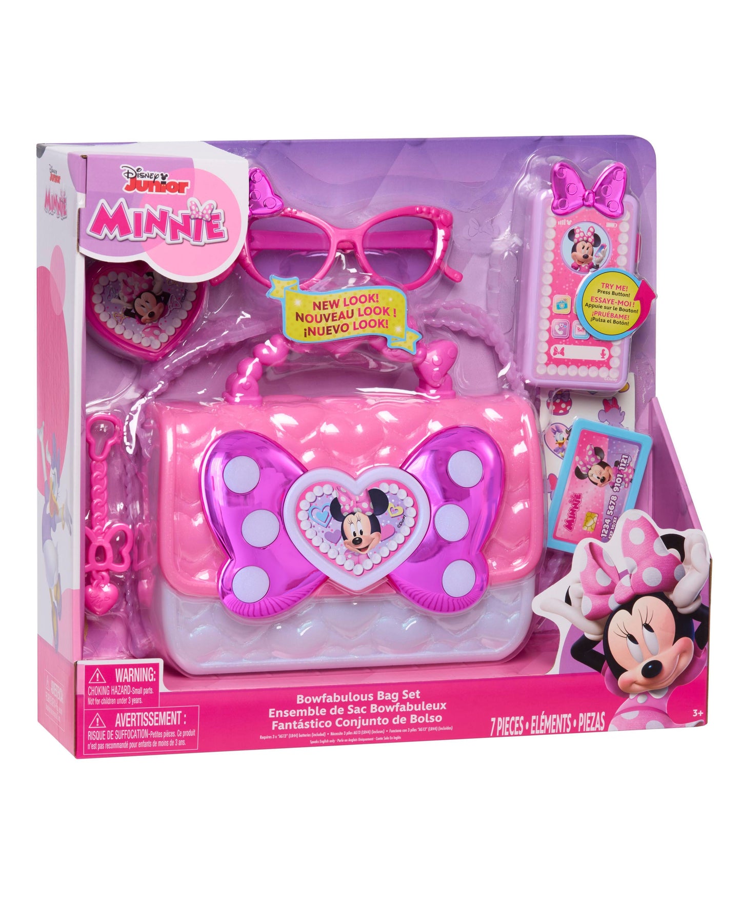 Disney Junior Minnie Mouse Bowfabulous Bag Set with Accessories