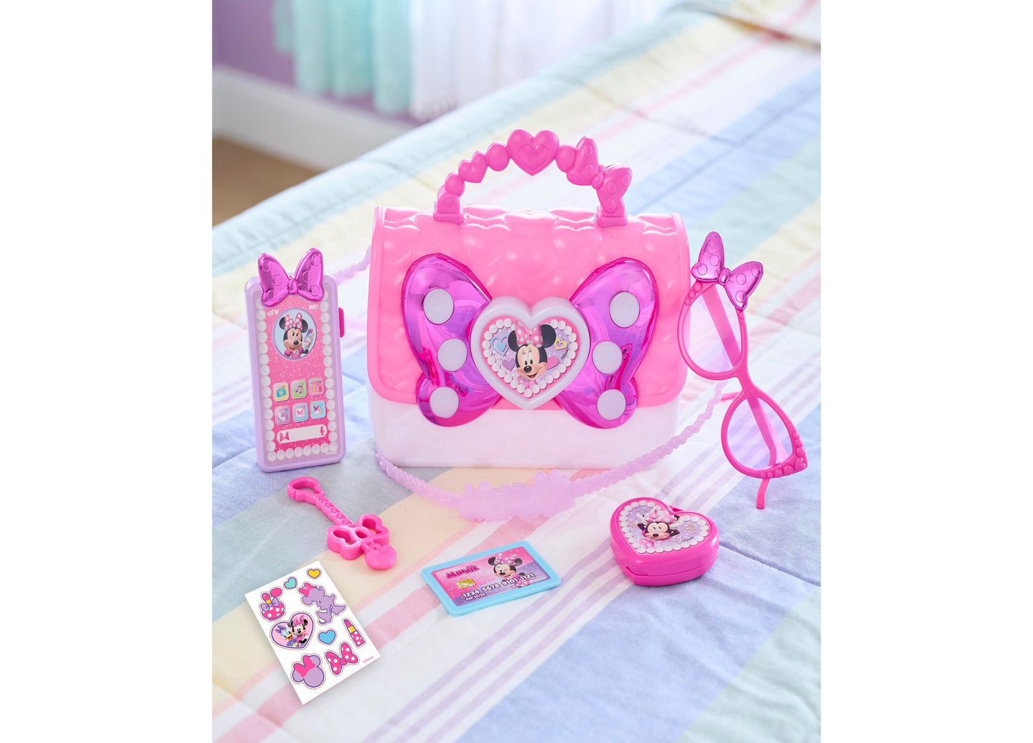 Disney Junior Minnie Mouse Bowfabulous Bag Set with Accessories