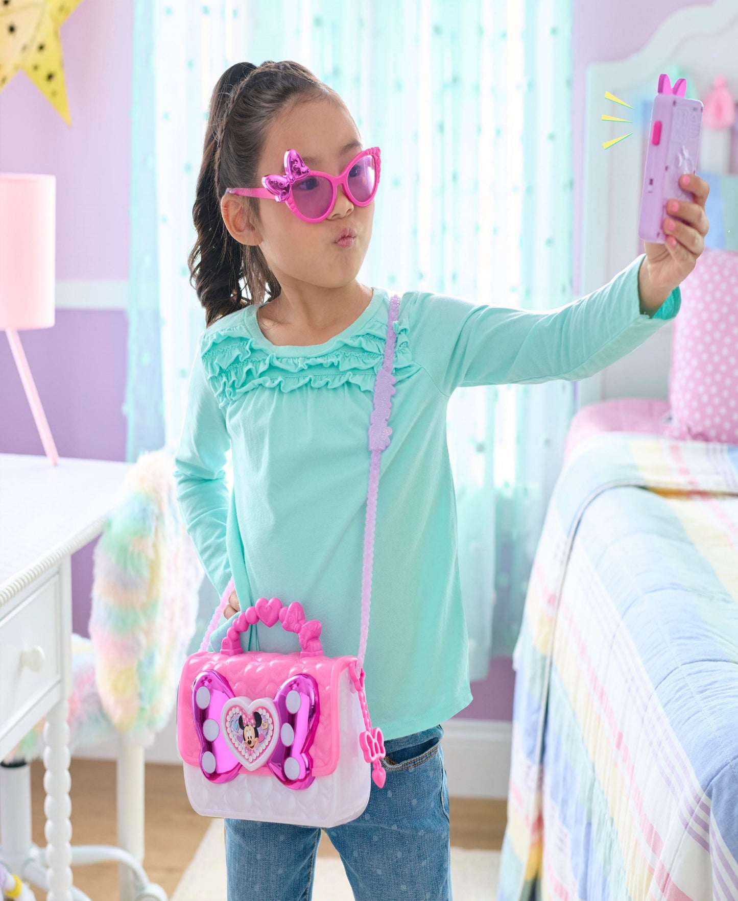 Disney Junior Minnie Mouse Bowfabulous Bag Set with Accessories