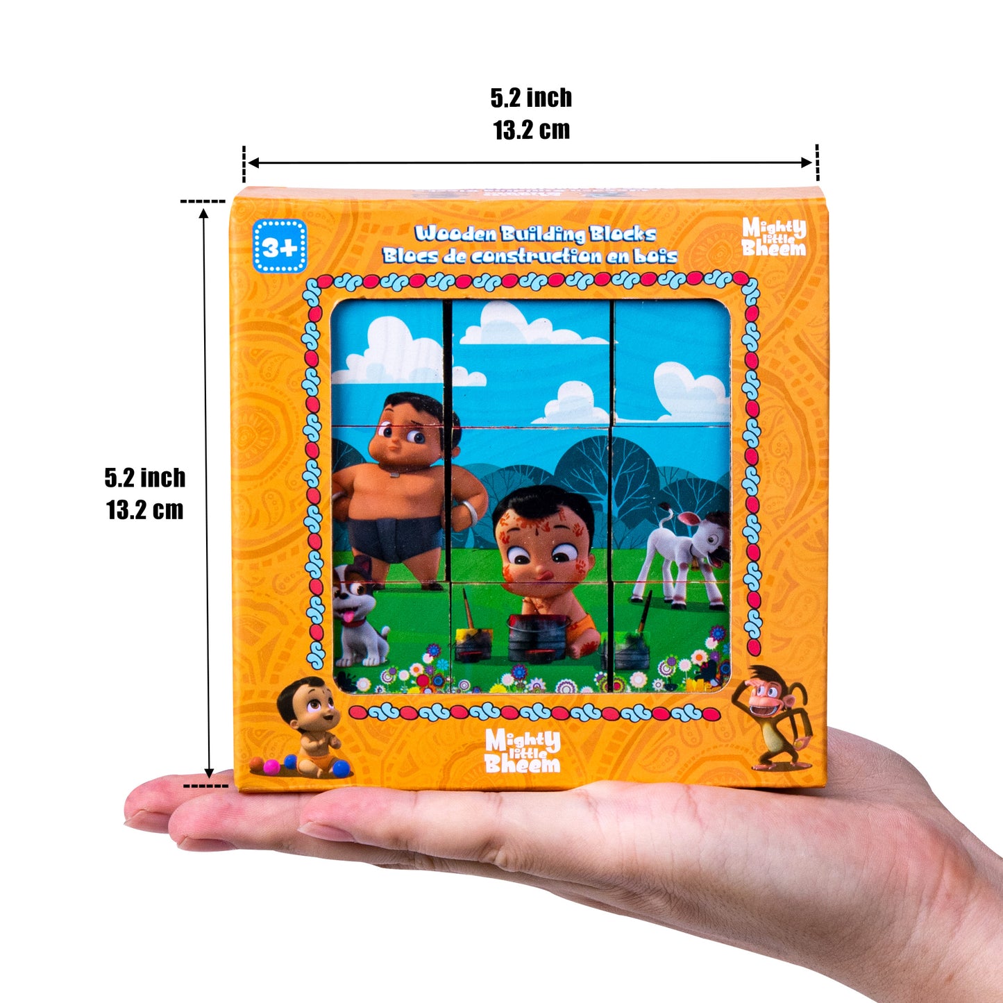 Mighty Little Bheem Montessori Inspired Wooden Puzzle - 9 pc