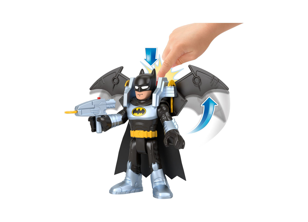 Fisher-Price DCSF Batman XL (Grau & Blau) – Actionfigur Für Kids, Lizenziertes DC-Spielzeug