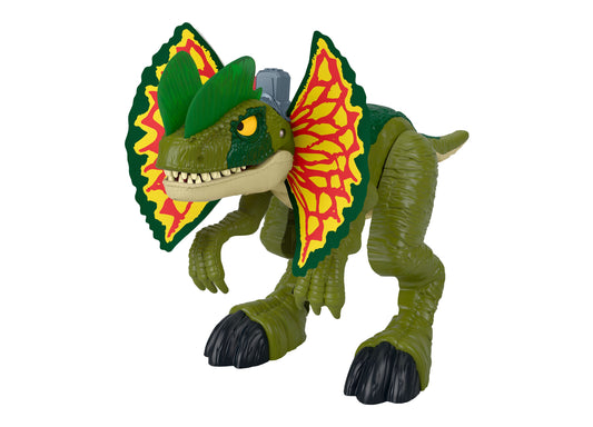 Imaginext Jurassic World Thrash Attack Dilophosaurus Toy