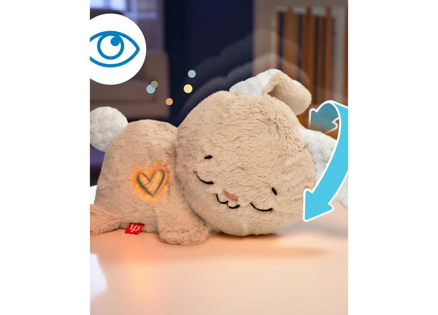 Fisher-Price Soothe & Settle Bunny – Plush Sound & Motion Baby Toy