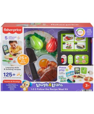 Fisher-Price Laugh & Learn Meal Kit Preschool Playset, 30-Piece