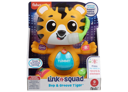 Fisher-Price Link Squad Bop Groove Tiger Interactive Learning Toy