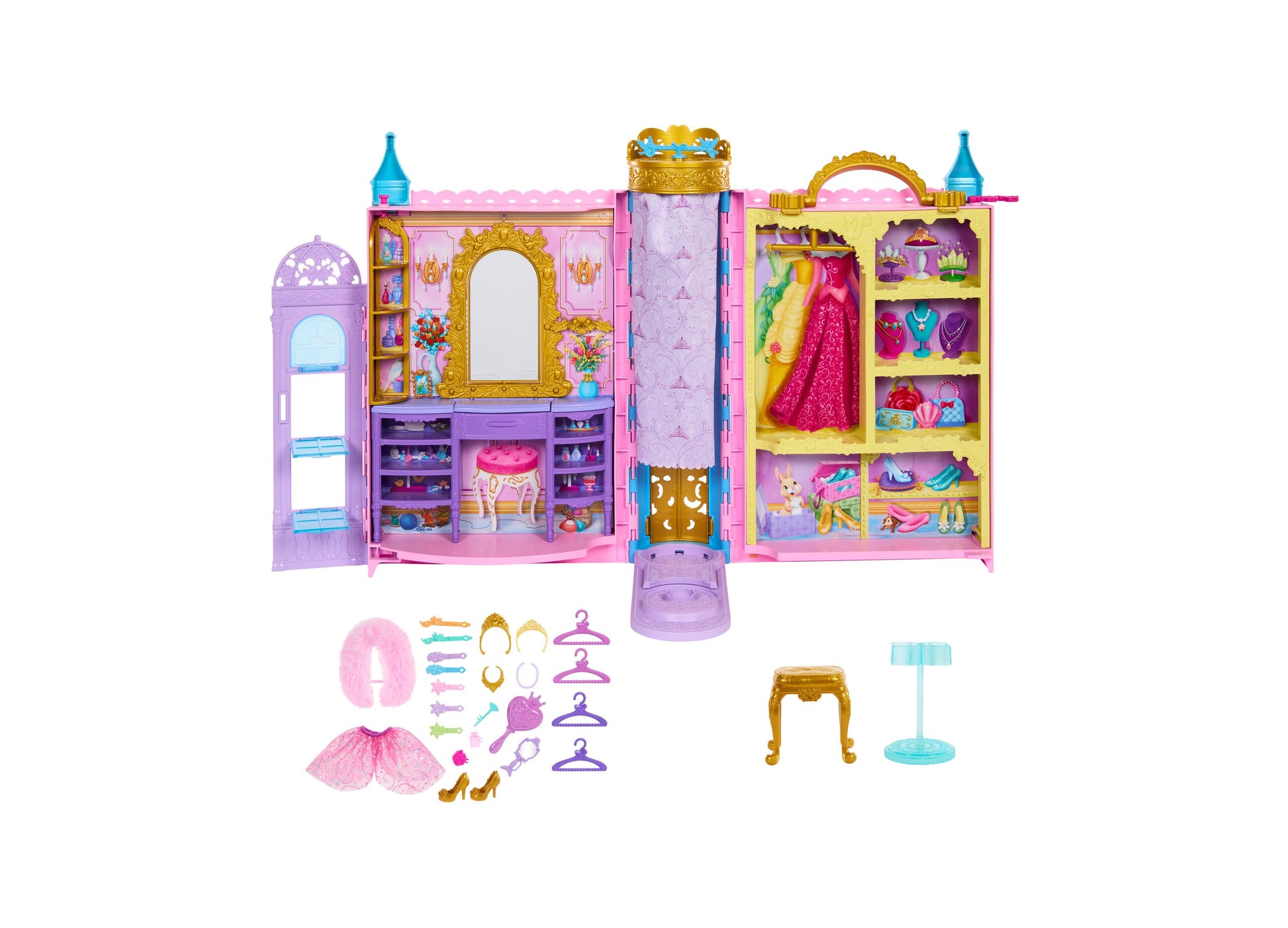 disney princess dress closet Disney Princess Dress & Play Boutique - Pretend Play Costume Storage Closet/Wardrobe