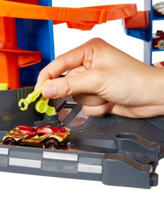 Hot Wheels City Mega 4-Level Garage Playset with 60+ Car Storage
