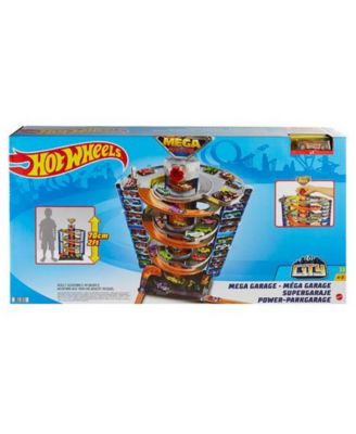 Hot Wheels City Mega 4-Level Garage Playset with 60+ Car Storage