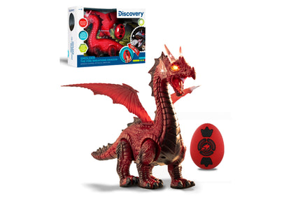 Discovery #MINDBLOWN RC Smoke Breathing Dragon Toy - Infrared Control