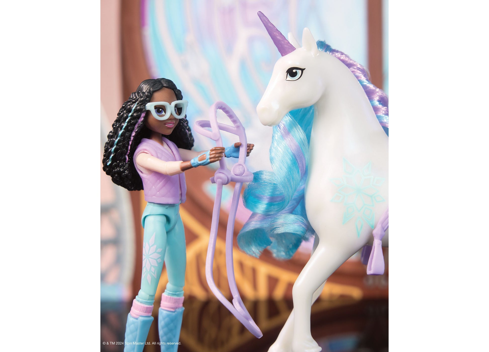 Unicorn Academy, Set Layla & Glacier con 2 Accesorios de equitación y Herramienta de Peinado, Juguetes de muñecas y Unicornios para niñas a Partir de 4 año Unicorn Academy, Set Layla & Glacier con 2 Accesorios de equitación y Herramienta de Peinado, Juguetes de muñecas y Unicornios para niñas a Partir de 4 año