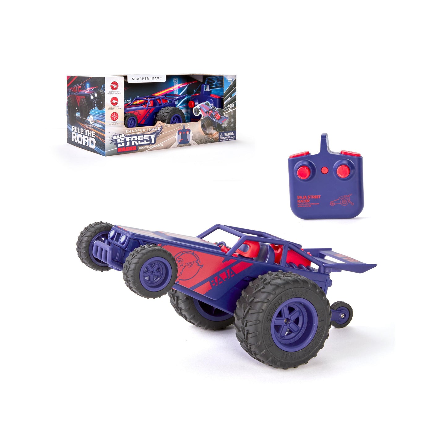 Sharper Image Remote Control Baja Street Racer Car - 2.4 GHz