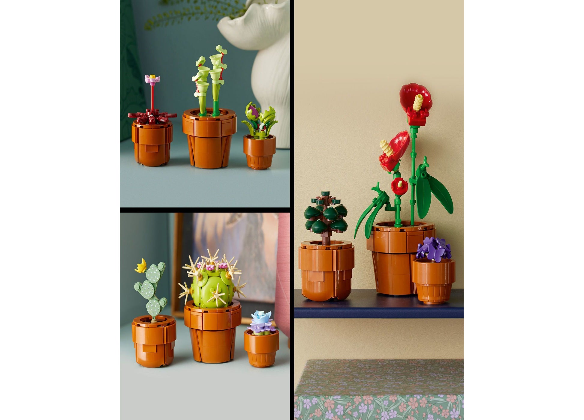 lego house plant LEGO Icons Tiny Plants 758 Piece Display Set