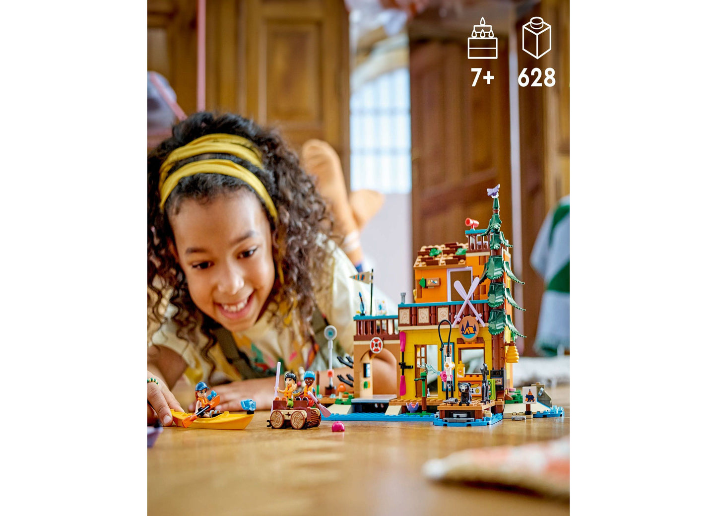 LEGO Friends Adventure Camp Water Sports Set 42626, 628 Pieces