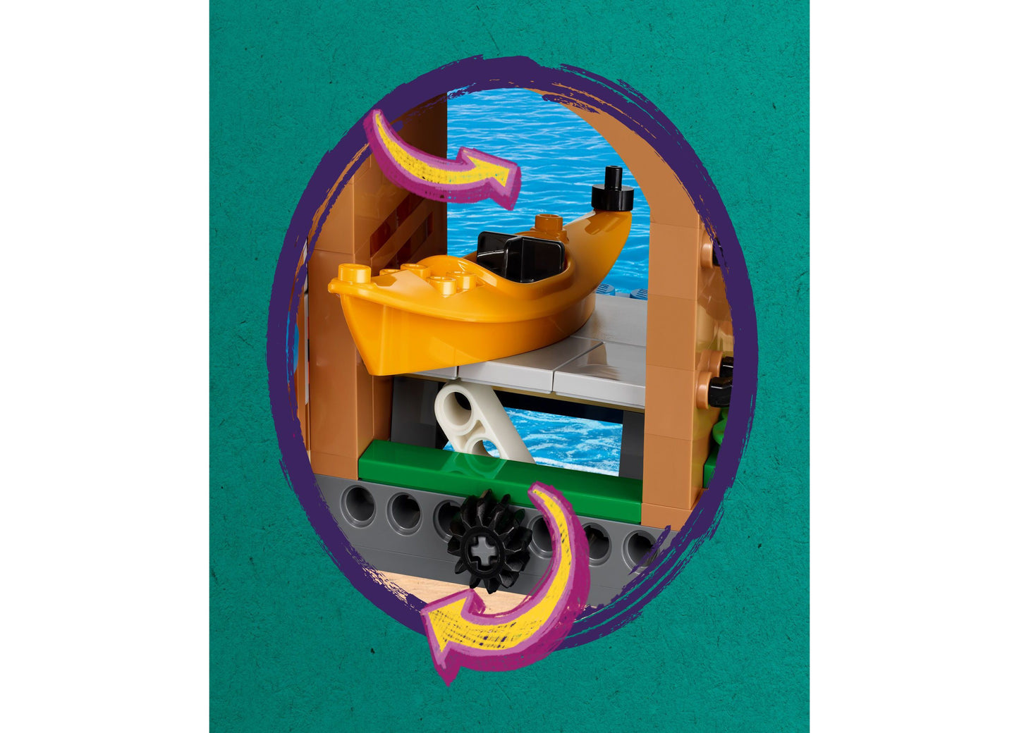 LEGO Friends Adventure Camp Water Sports Set 42626, 628 Pieces