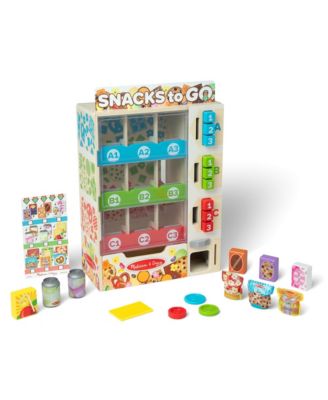 Melissa & Doug Interactive Wooden Vending Machine Play Set