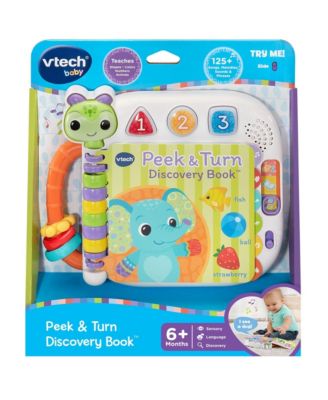 VTech Baby Peek and Turn Discovery Book - Interactive Learning Toy