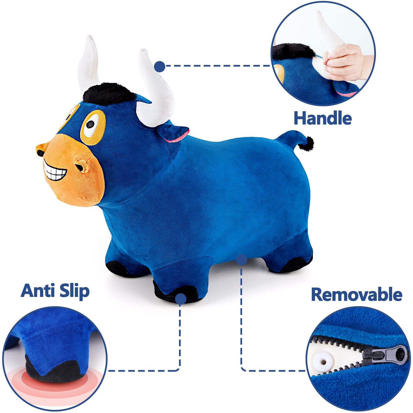 Iplay Ilearn Pink Hopper Ball - City Under Construction Theme