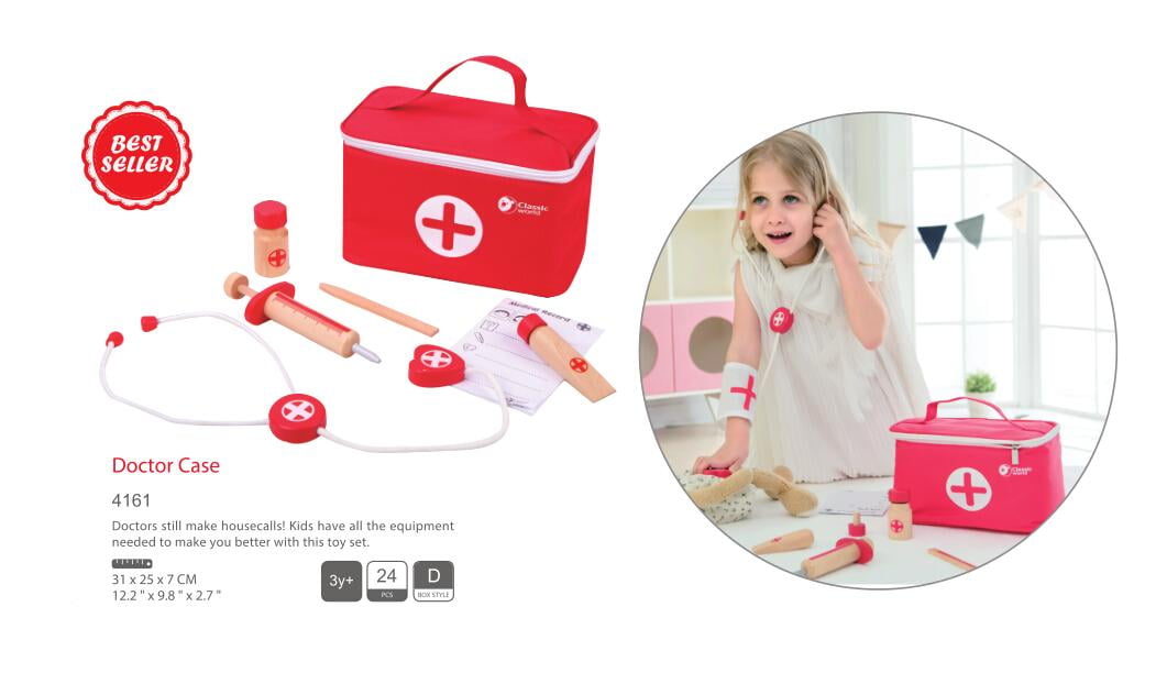 Classic World Doctor Case - Ultimate Medical Play Set