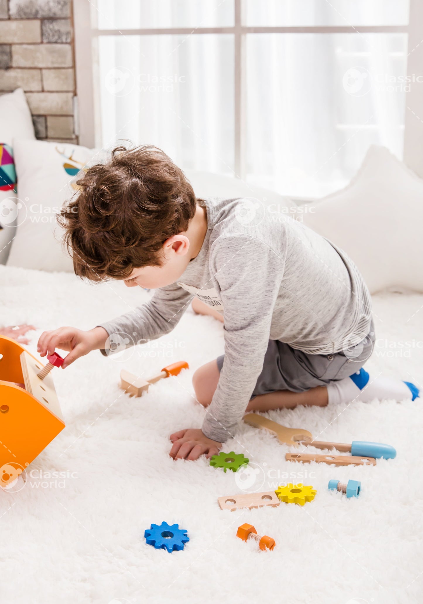 Classic World 12-Piece Small Carpenter Set - Portable Tool Kit