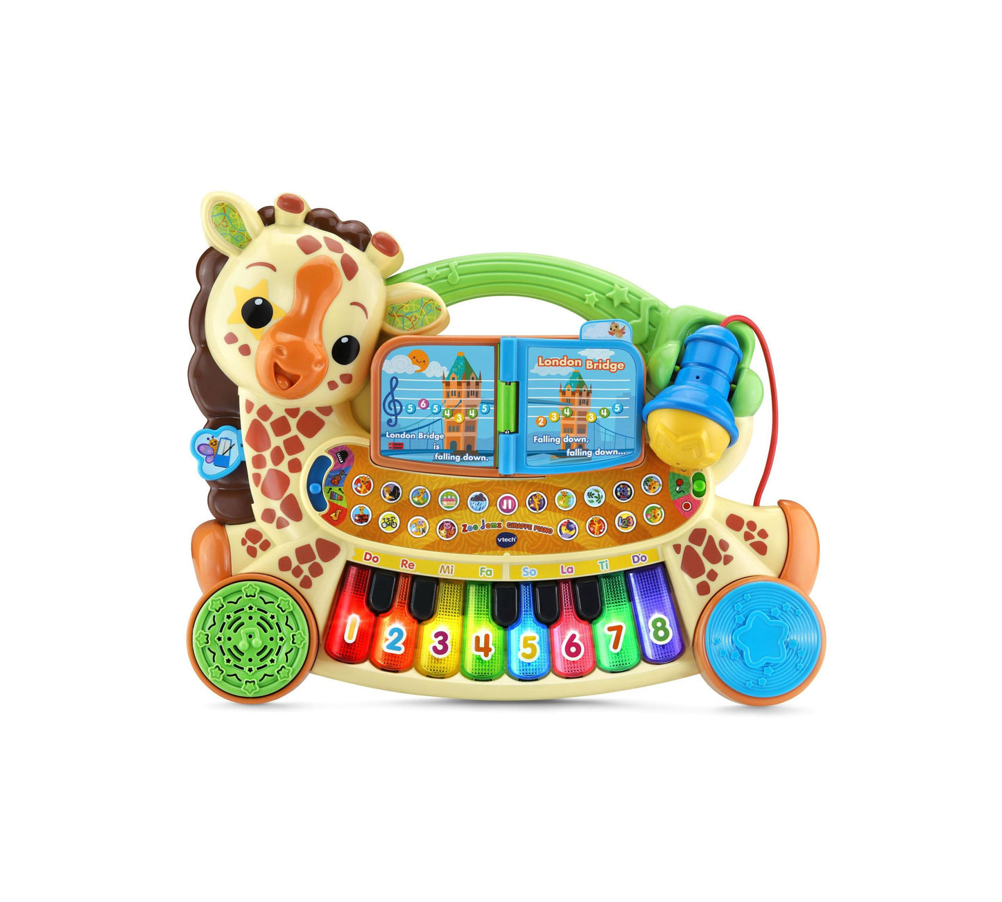VTech Zoo Jams Colorful Giraffe Interactive Piano