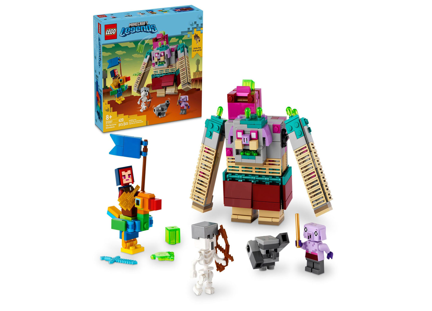 LEGO® Minecraft Legends The Devourer Showdown Adventure Set 21257, 420 Pieces