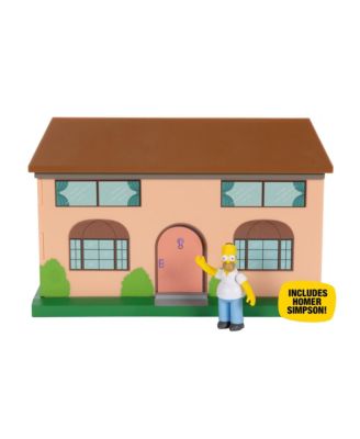 JAKKS Pacific The Simpsons House 2.5'' Scale Living Room Diorama with Homer Simpson