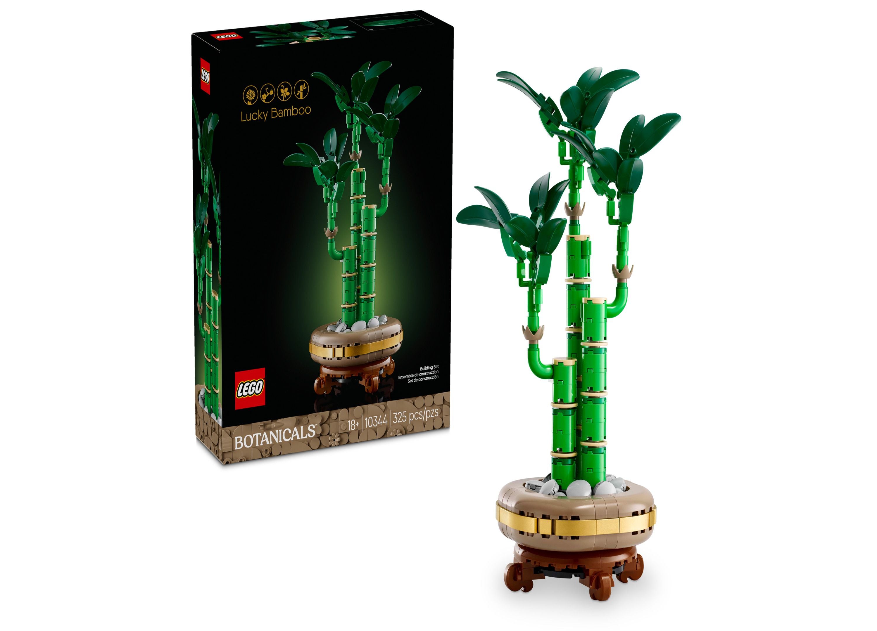 LEGO Botanicals Lucky Bamboo Building Set 10344, 325 Pieces – Toys