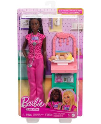 Barbie Baby Doctor Doll with Examination Table and Accessories