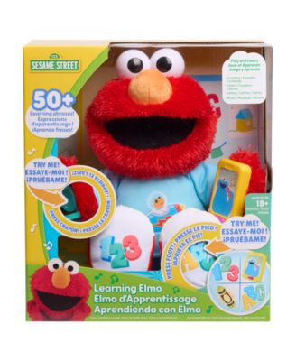 Sesame Street Learning Elmo Interactive Plush Learning Toy – Toys