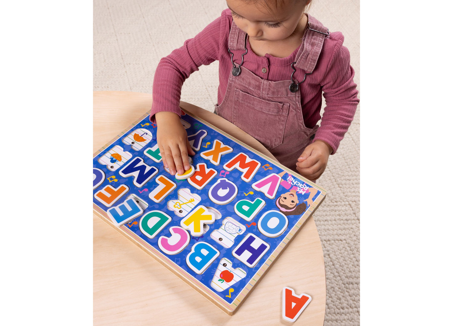 Ms. Rachel Wooden Alphabet Phonics Puzzle - Phonics Fun