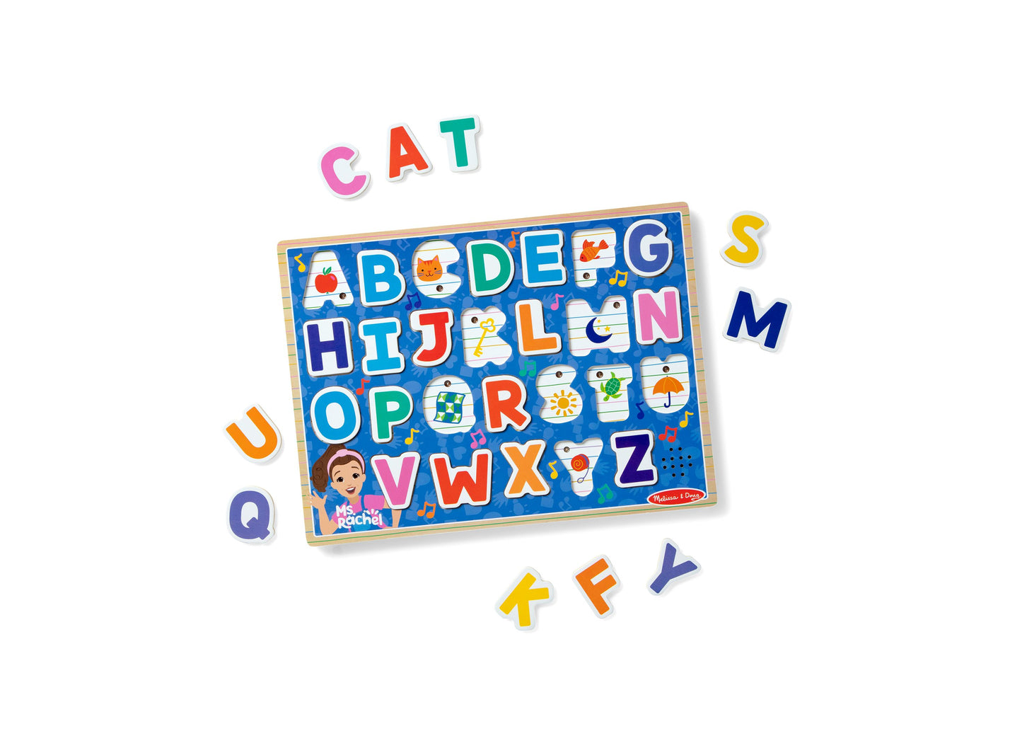 Ms. Rachel Wooden Alphabet Phonics Puzzle - Phonics Fun
