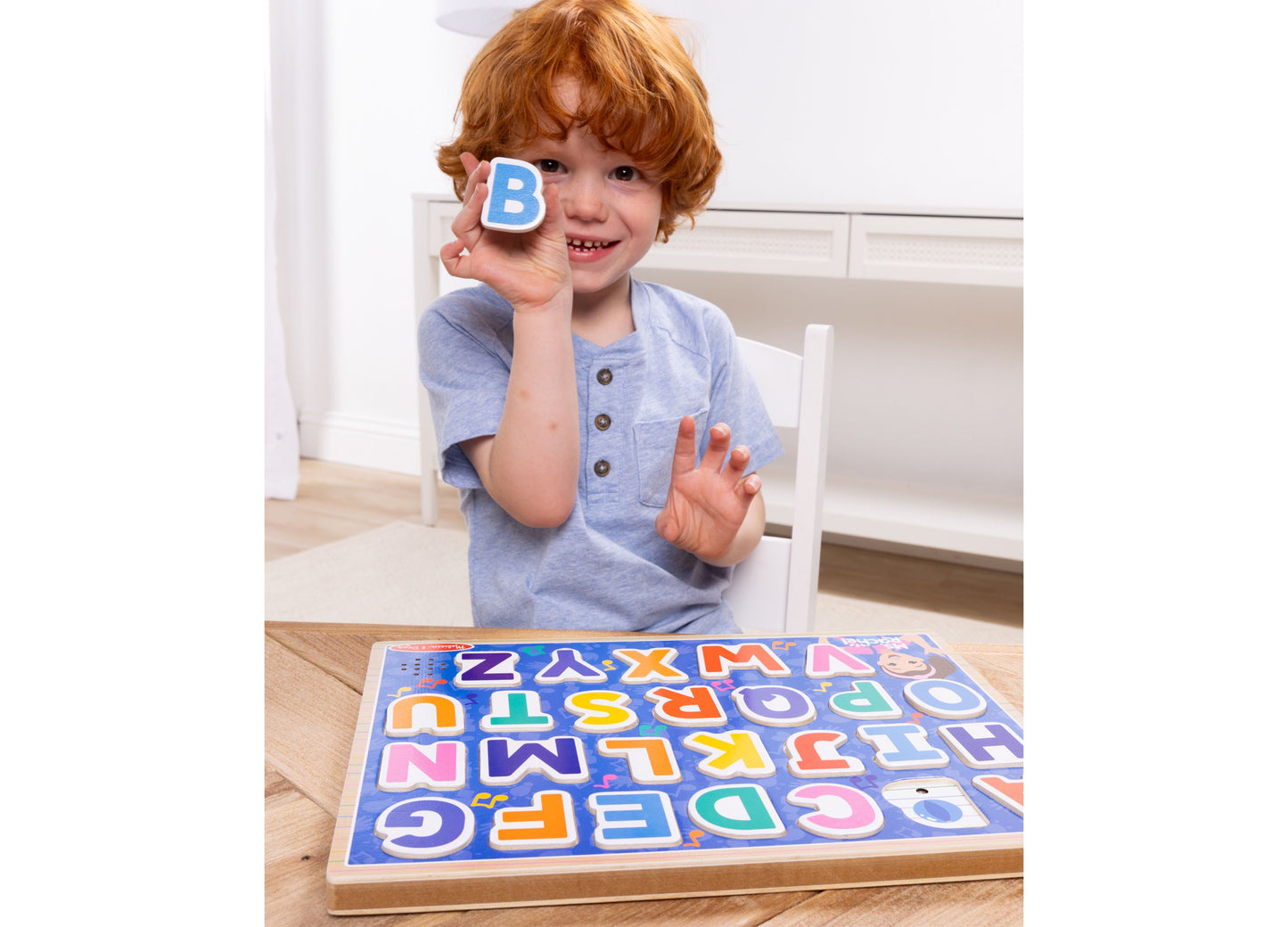 Ms. Rachel Wooden Alphabet Phonics Puzzle - Phonics Fun