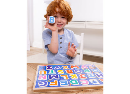 Ms. Rachel Wooden Alphabet Phonics Puzzle - Phonics Fun