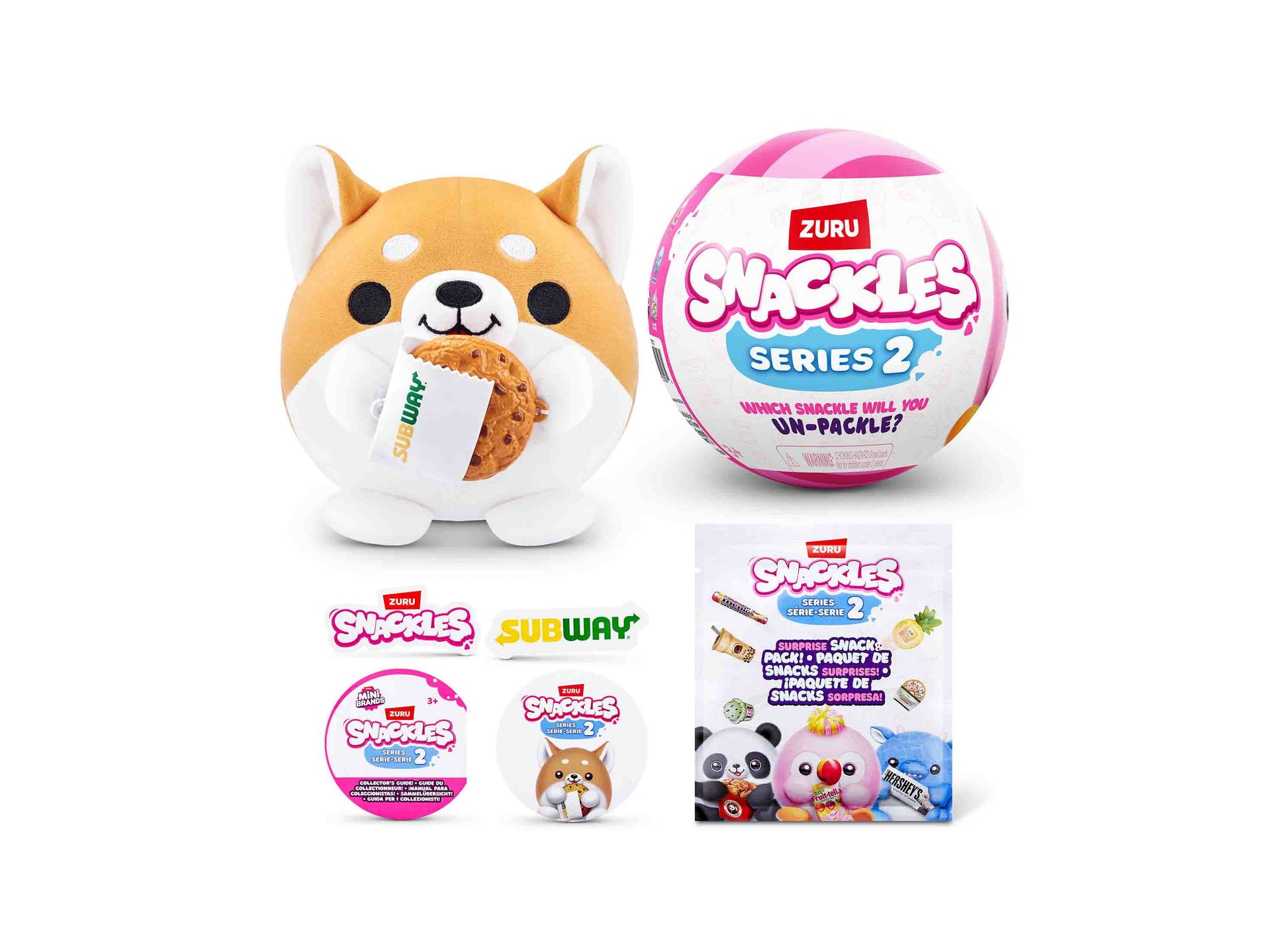 SNACKLES Capsule 5 Series 2 (Wave 2) – Collectible Capsule With Surprise Snack-Themed Toys