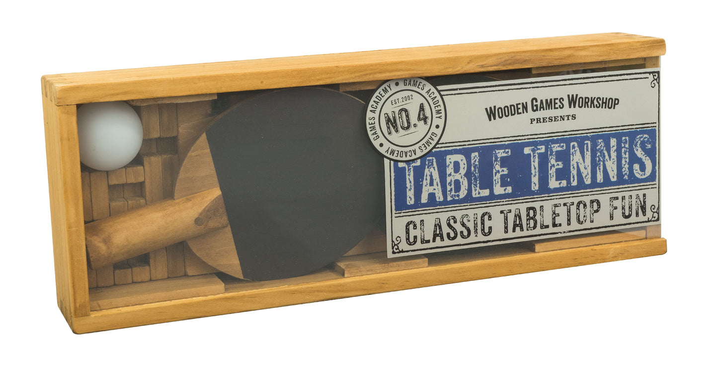 Professor Puzzle Games Academy Portable Table Tennis Set