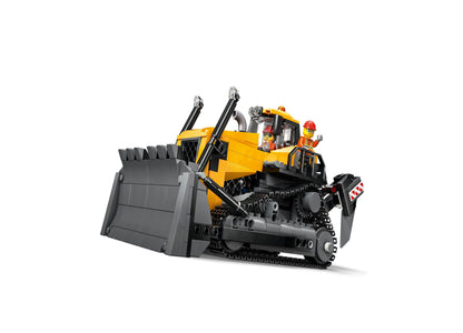 LEGO City Yellow Bulldozer 60466 Construction Toy Set - 682 Pieces