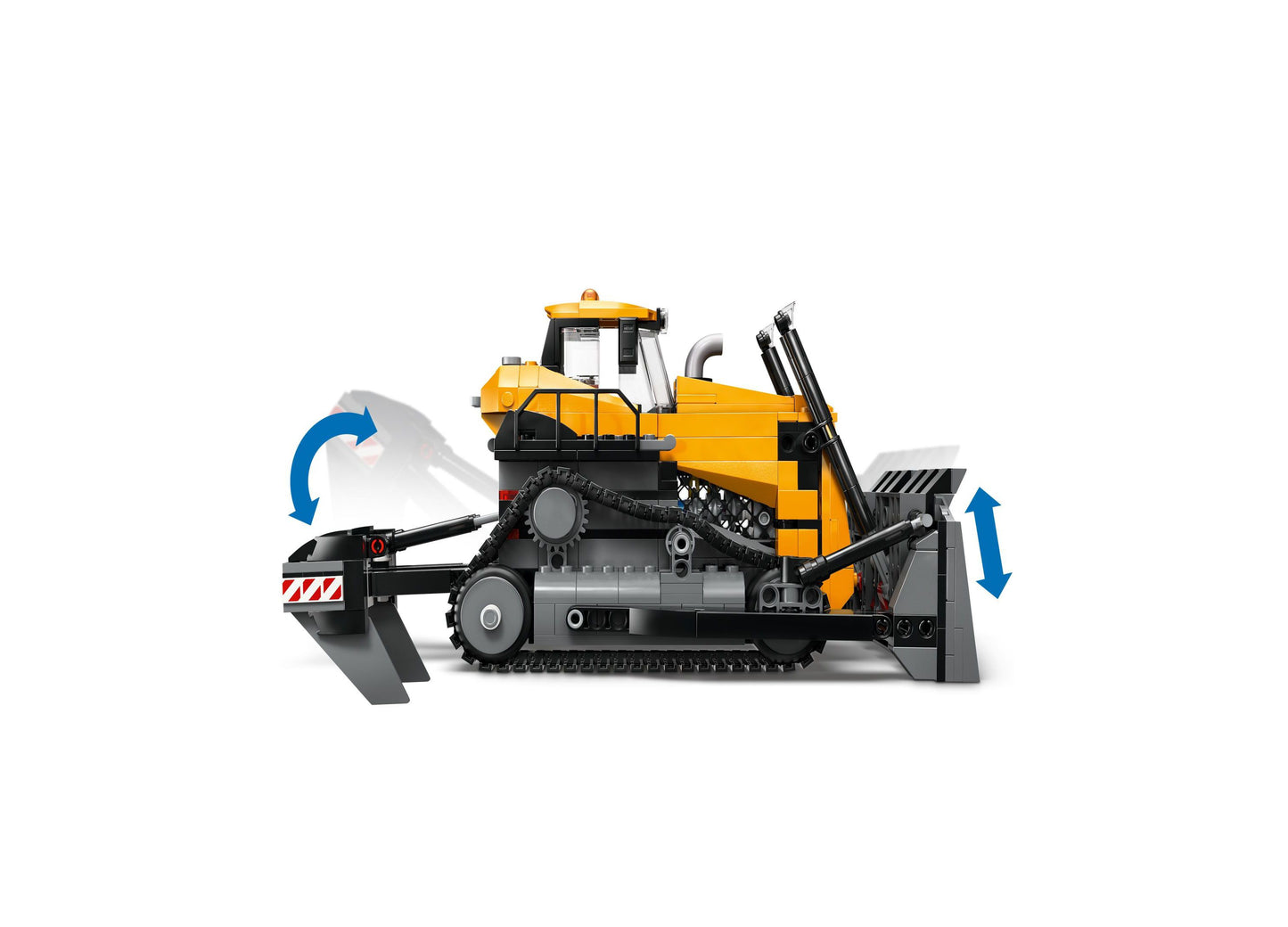LEGO City Yellow Bulldozer 60466 Construction Toy Set - 682 Pieces