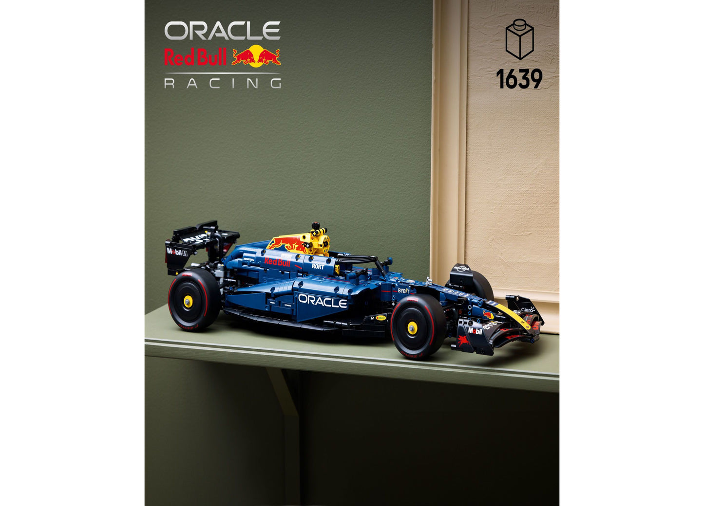 LEGO Technic Oracle Red Bull Racing RB20 F1 Car Model Kit for Speed Enthusiasts, 1639 Pieces