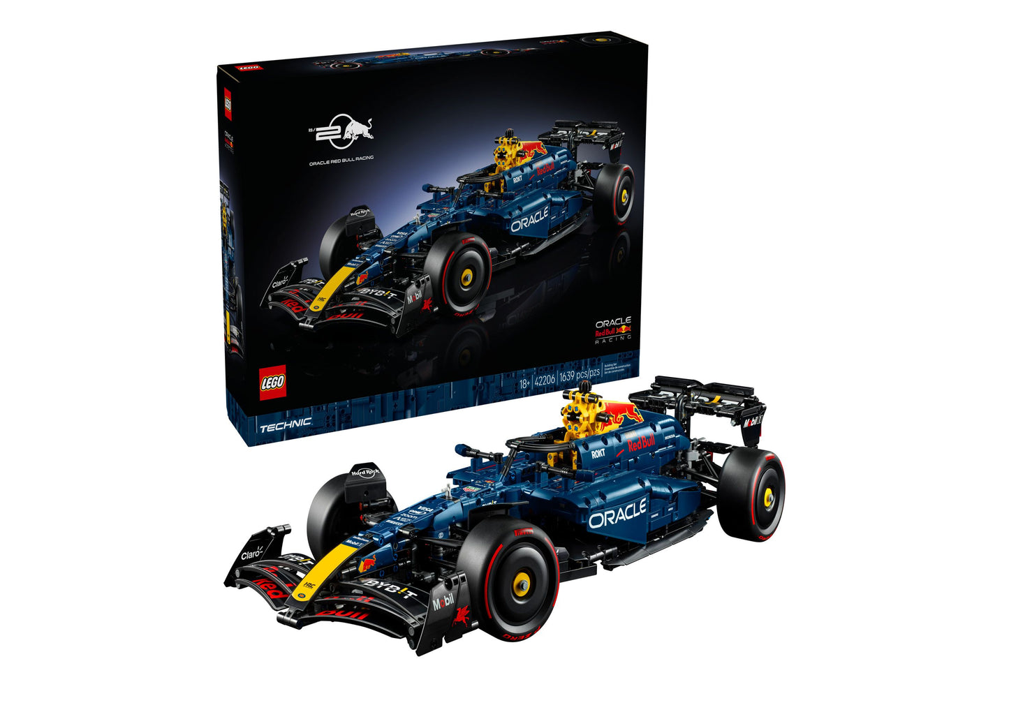 LEGO Technic Oracle Red Bull Racing RB20 F1 Car Model Kit for Speed Enthusiasts, 1639 Pieces