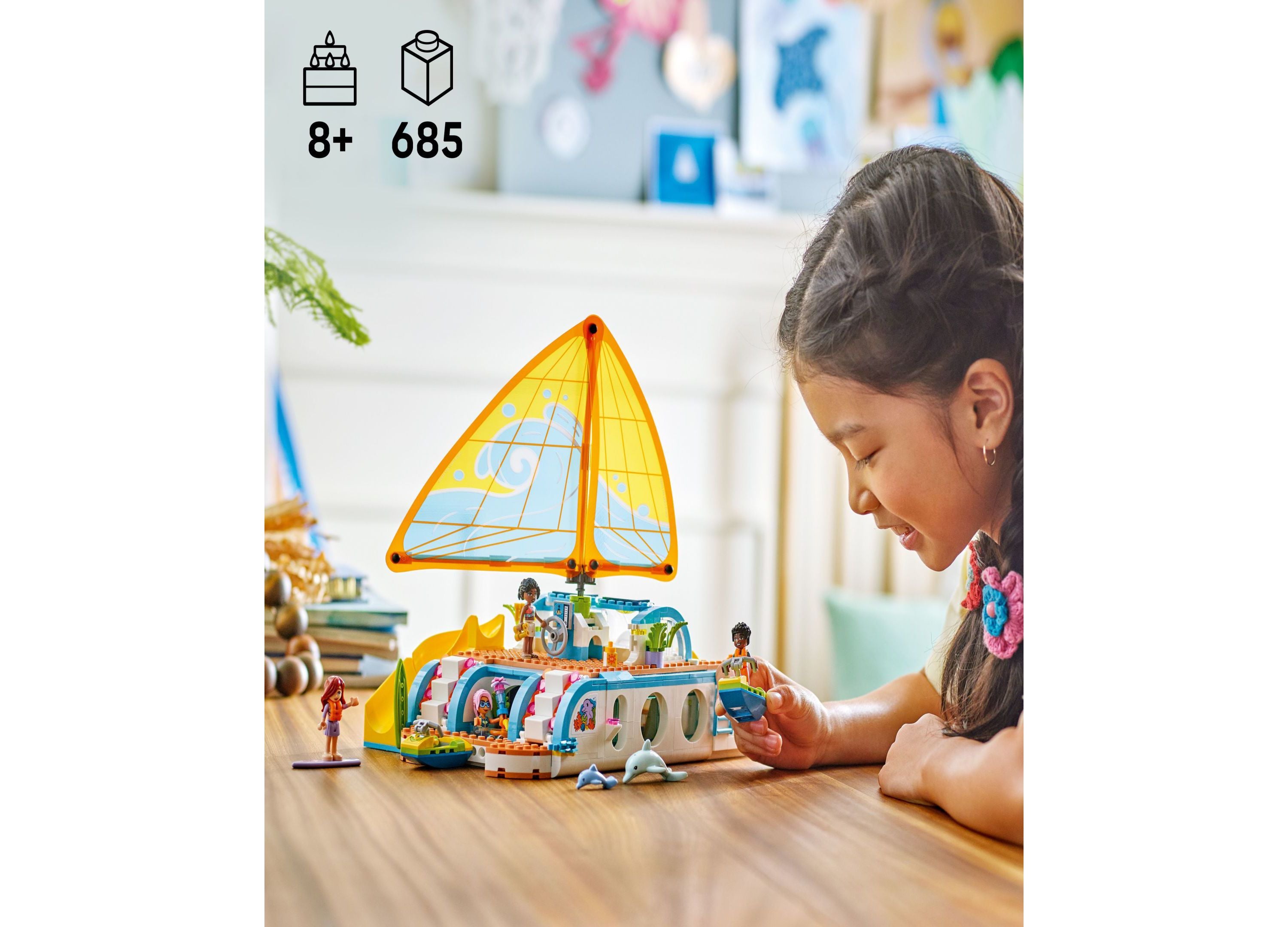 LEGO Friends Travel Boat Adventure 42664 Creative Building Set