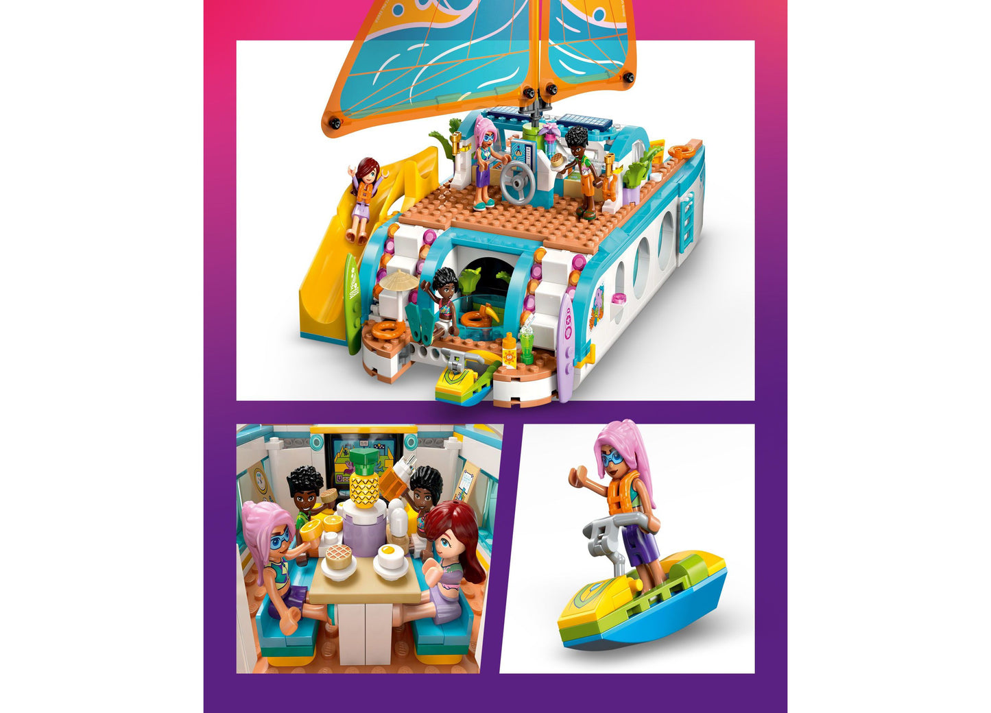 LEGO Friends Travel Boat Adventure 42664 Creative Building Set, 685 Pieces