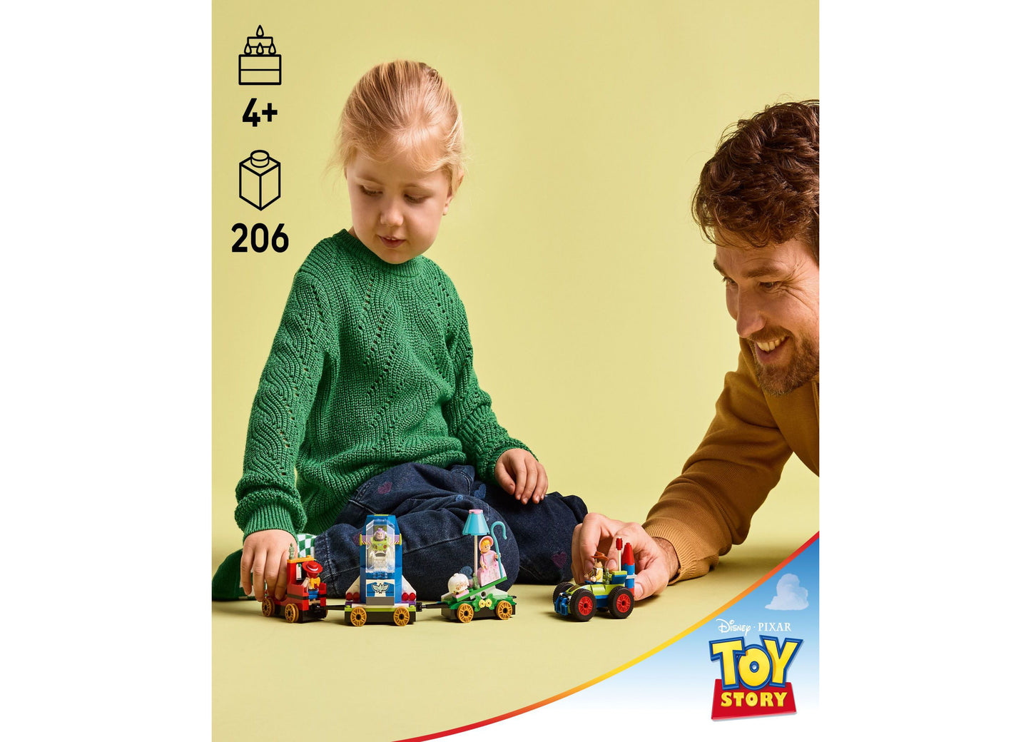 LEGO Disney Pixar Toy Story 30th Anniversary Celebration Train Set 43264 - 206 Pieces