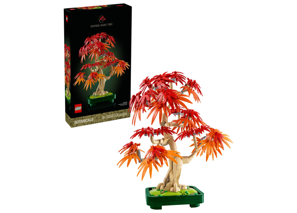 LEGO Botanicals Japanese Red Maple Bonsai 474-Piece Building Set - Model 10348