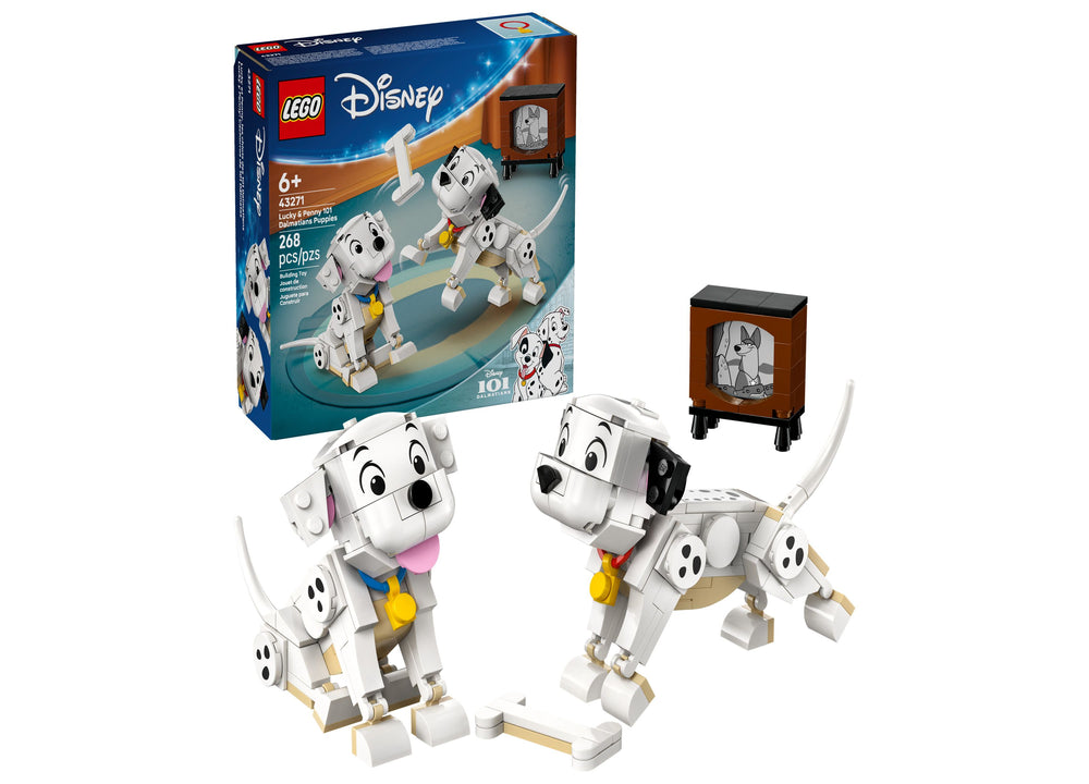 LEGO Disney 101 Dalmatians Lucky and Penny Building Set - 43271, 268 Pieces