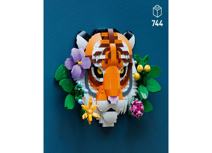 LEGO Art The Fauna Collection Tiger 31217 Creative Building Set, 744 Pieces