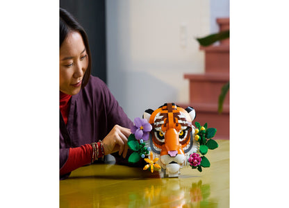 LEGO Art The Fauna Collection Tiger 31217 Creative Building Set, 744 Pieces
