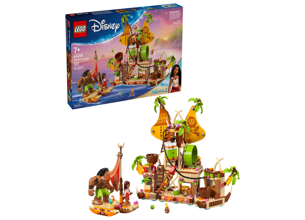 LEGO Disney Princess Moana's Kaka mora Barge Adventure Playset - 572 Pieces